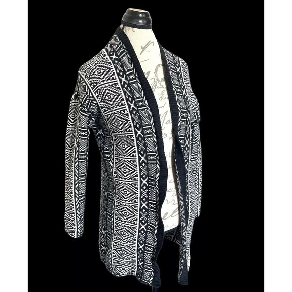 Old Navy Cardigan Size XS Sweater Aztec Open Front Southwestern Tribal Bohemian - Picture 6 of 12